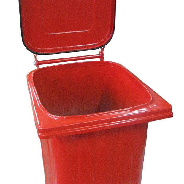 Müllcontainer pulverbeschichtet