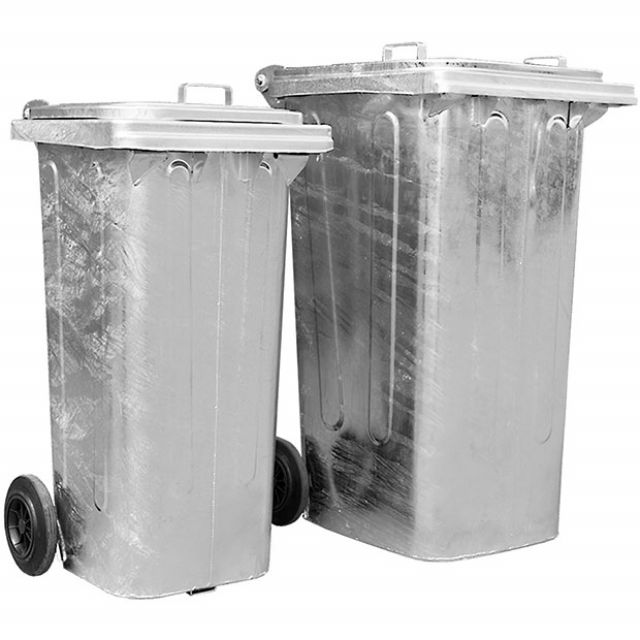 Grote vuilcontainers (MGB) 120 tot 240 liter van staal